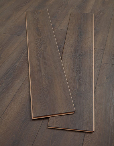 Grisedale 8mm Laminate Flooring - Dark Oak