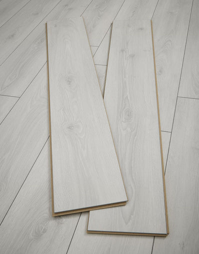 Grisedale 8mm Laminate Flooring - Light Grey