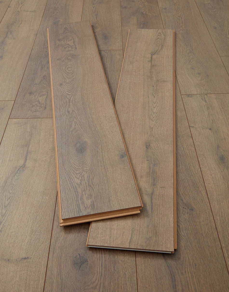 Ullswater 12mm Laminate Flooring - Danish Teak