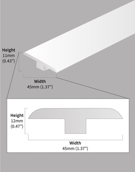 FC41 900mm T-Profile - Dark Oak
