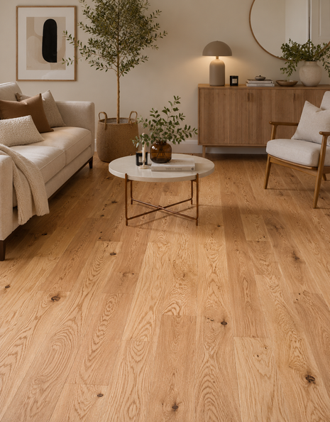 Elterwater Heritage 14mm Engineered Wood Flooring - Natural Brushed & Oiled Oak