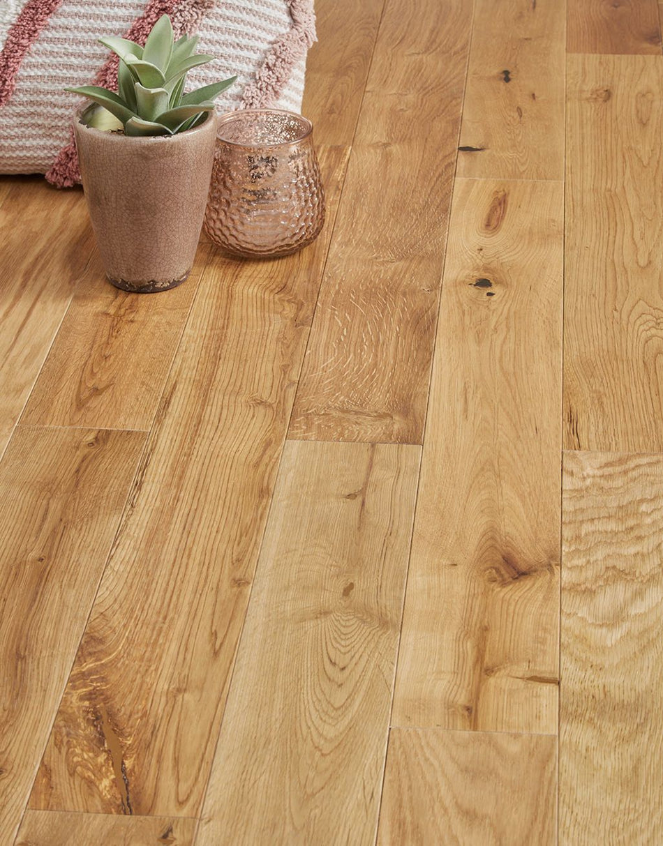 Maggiore 18mm Oiled Solid Wood Flooring - Narrow Oak