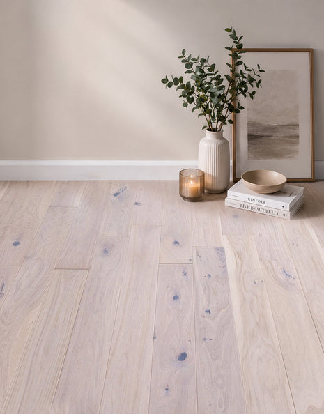 Elterwater Classic 14mm Engineered Wood Flooring - Whitewashed Oak