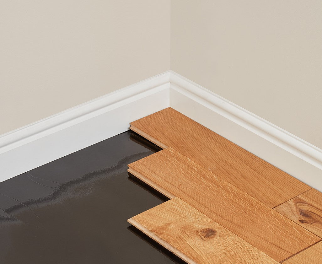 How do you fit a laminate floor?