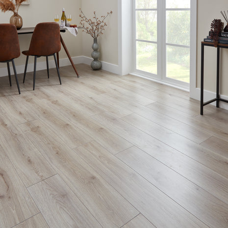 Kronotex Windimere 7mm Laminate Flooring - Grey Trend Oak-SAMPLE