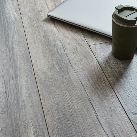 Kronotex Coniston 12mm Laminate Flooring - Grey Marina Oak