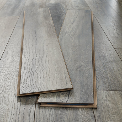 Kronotex Coniston 12mm Laminate Flooring - Grey Marina Oak