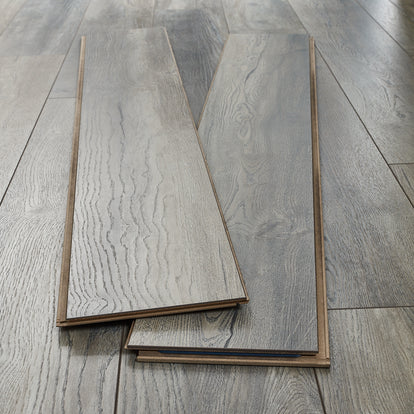 Kronotex Coniston 12mm Laminate Flooring - Grey Marina Oak