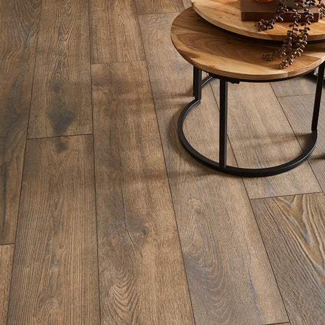 Kronotex Coniston 12mm Laminate Flooring - Dark Oak