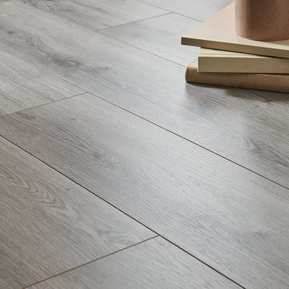 Kronotex Windimere 8mm Laminate Flooring - Millenium Grey Oak