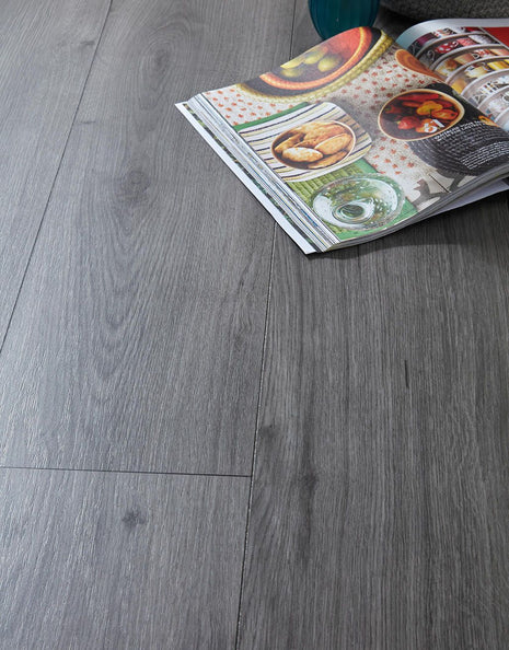 Kronotex Windimere 7mm Laminate Flooring - Millenium Grey Oak-SAMPLE
