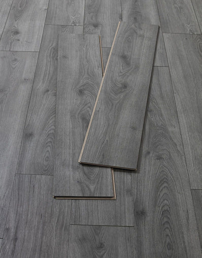 Kronotex Windimere 8mm Laminate Flooring - Millenium Grey Oak