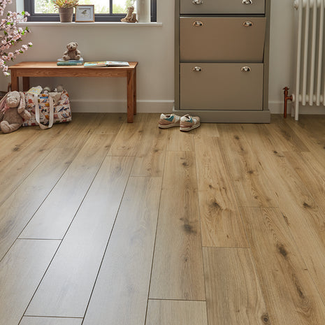 Buttermere 12mm Laminate Flooring - Millennium Oak-SAMPLE