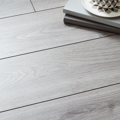 Buttermere 12mm Laminate Flooring - Grey Summer Oak
