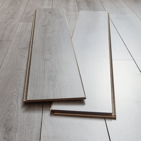 Buttermere 12mm Laminate Flooring - Grey Summer Oak