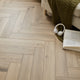 Kronotex Grasmere Herringbone 8mm Laminate Flooring - Natural Home Oak-SAMPLE