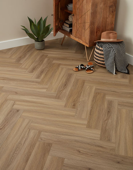 SPC Herringbone - Horizon Oak Herringbone Rigid Core SPC-SAMPLE