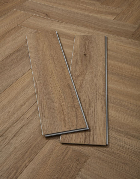 Rigid Core SPC Herringbone - Horizon Oak Herringbone