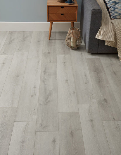 Ravello Lunar 12mm Laminate Flooring - Lunar Grey Oak