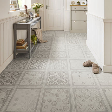 Faus Seathwaite 8mm Laminate Waterproof Flooring - Vintage Grey-SAMPLE