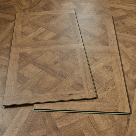 Faus Seathwaite 8mm Laminate Waterproof Parquet Flooring - Rich Oak
