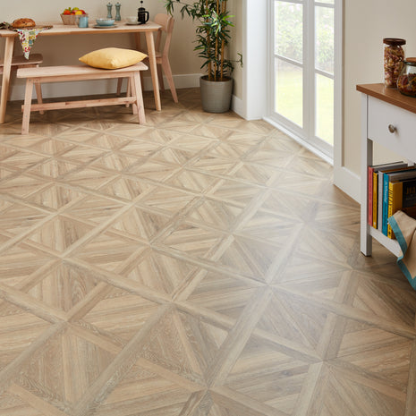 Faus Seathwaite 8mm Laminate Waterproof Parquet Flooring - Natural Oak-SAMPLE