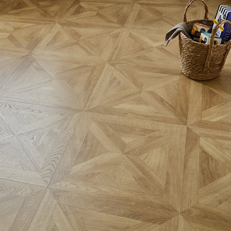 Faus Seathwaite 8mm Laminate Waterproof Parquet Flooring - Classic Oak