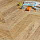Faus Seathwaite 8mm Laminate Waterproof Chevron Flooring - Boho Oak