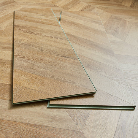 Faus Seathwaite 8mm Laminate Waterproof Chevron Flooring - Boho Oak