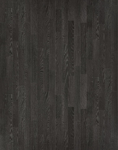 Gable 2.3m Cushioned Roll Vinyl Flooring  - Espresso Oak Plank