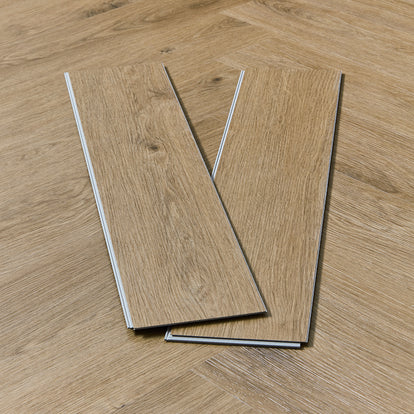 Scafell 5.2mm SPC Herringbone Flooring  -  Harvest Oak