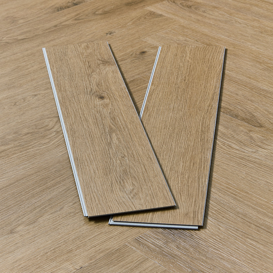 Scafell 5.2mm SPC Herringbone Flooring  -  Harvest Oak