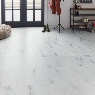 Longlands 5.2mm SPC Tile - Quartz Arabescato