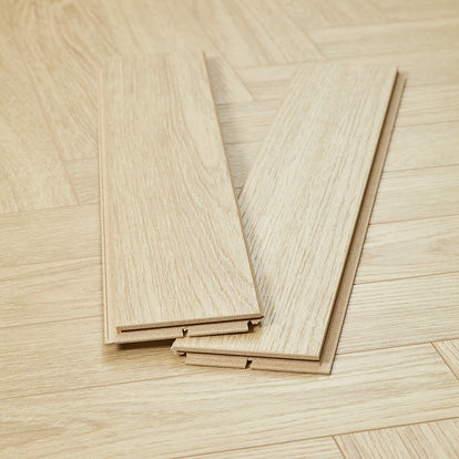 Berry Alloc Thirlmere Herringbone 8mm Laminate Flooring - Light Natural Oak