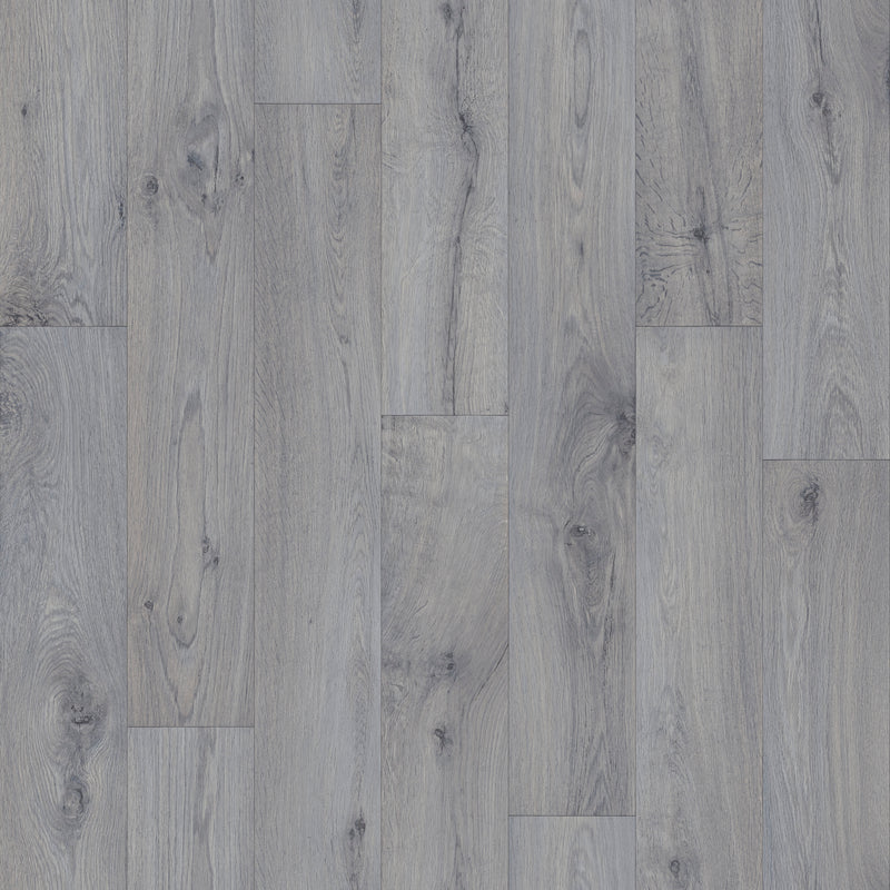 Bowfell 2mm Felt Back Roll Vinyl Flooring -Slate Grey Plank