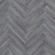 Bowfell 2mm Felt Back Roll Vinyl Flooring - Charcoal Grey Herringbone