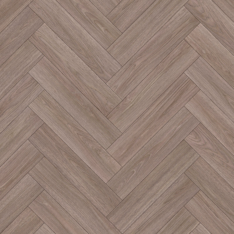 Bowfell 2mm Felt Back Roll Vinyl Flooring - Farmhouse Oak Herringbone