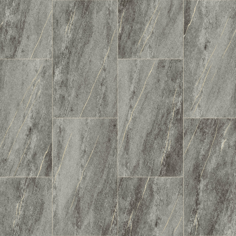 Bowfell 2mm Felt Back Roll Vinyl Flooring - Domus York Stone