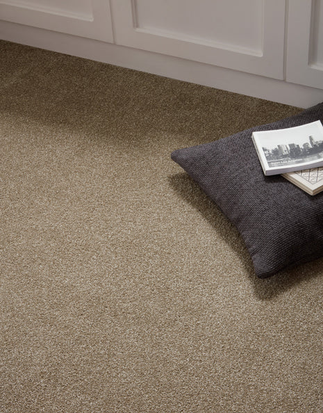 Keswick Dual Backing Backing 14mm Saxony Carpet - Shaker Beige / 4m