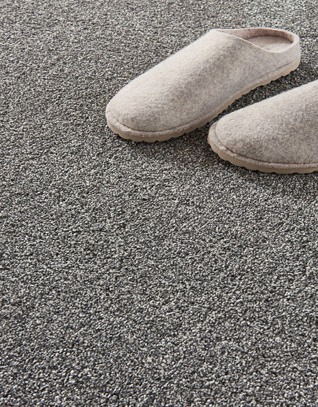 Keswick Dual Backing Backing 14mm Saxony Carpet - Suede Grey / 4m