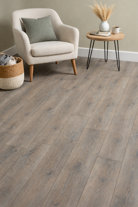 Snowdon 8mm Laminate Flooring - Fossil Oak