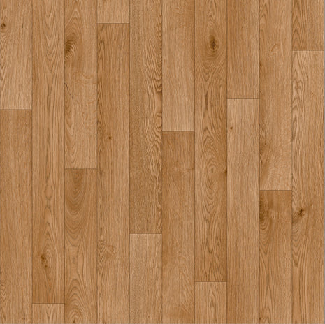 Gable 2.3mm Cushioned Vinyl - Light Honey Oak Plank