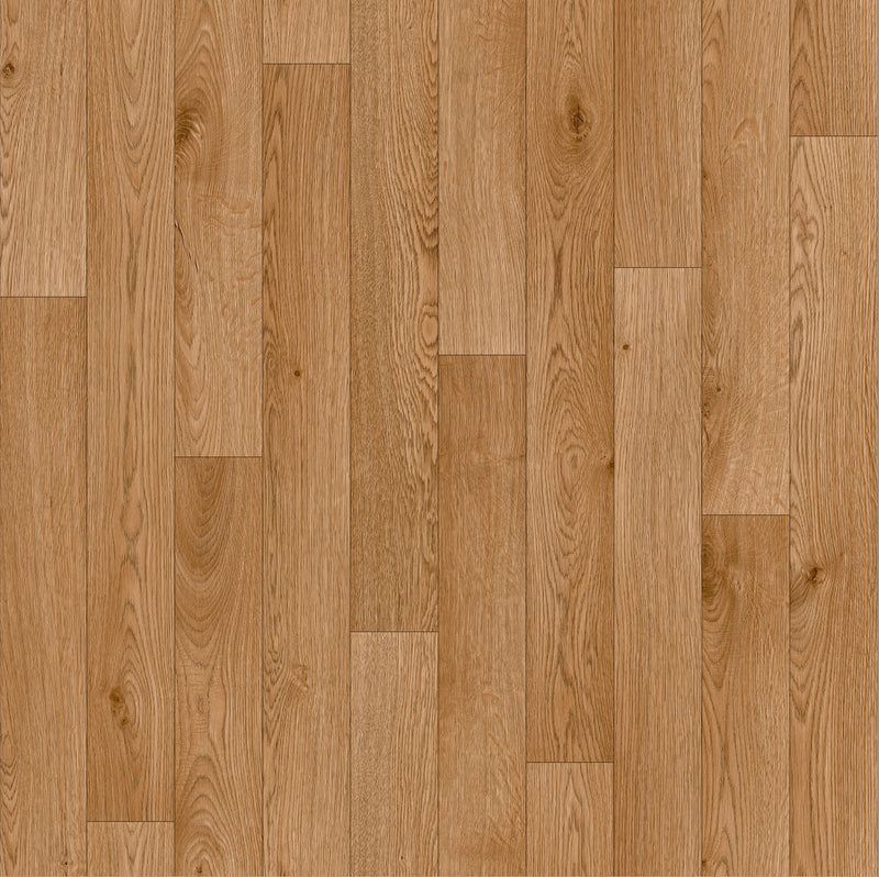 Gable 2.3mm Cushioned Vinyl - Light Honey Oak Plank