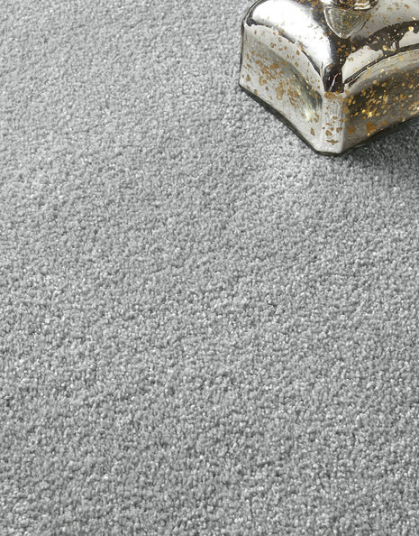 Rydal Felt Backing 9mm Twist Pile Carpet - Steel / 4m