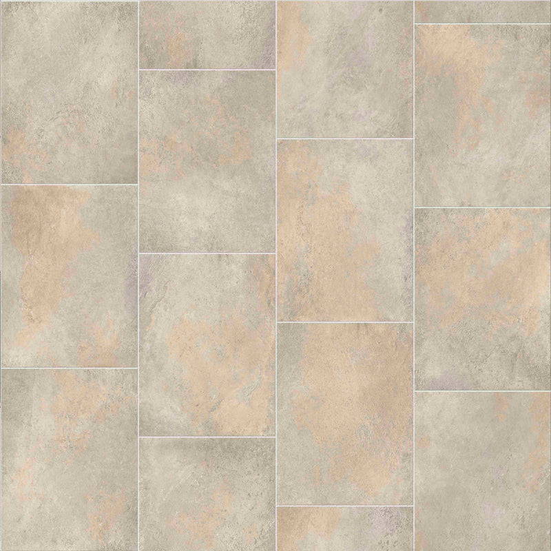 Troutbeck 2.8mm Cushioned Roll Vinyl Flooring - Soft Travertine