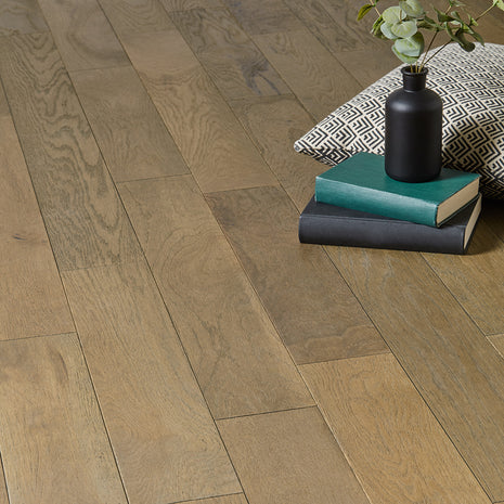 Geneva 14mm Oiled Engineered Wood Flooring - Natural French Oak-SAMPLE