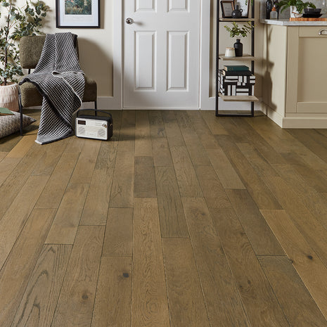 Geneva 14mm Oiled Engineered Wood Flooring - Natural French Oak-SAMPLE