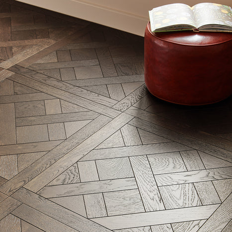 Chateau Oak 15mm Engineerd Wood Versailles Tiles - Mocha Oak