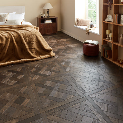 Chateau Oak 15mm Engineerd Wood Versailles Tiles - Mocha Oak