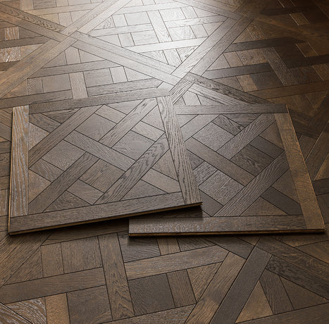 Chateau Oak 15mm Engineerd Wood Versailles Tiles - Mocha Oak